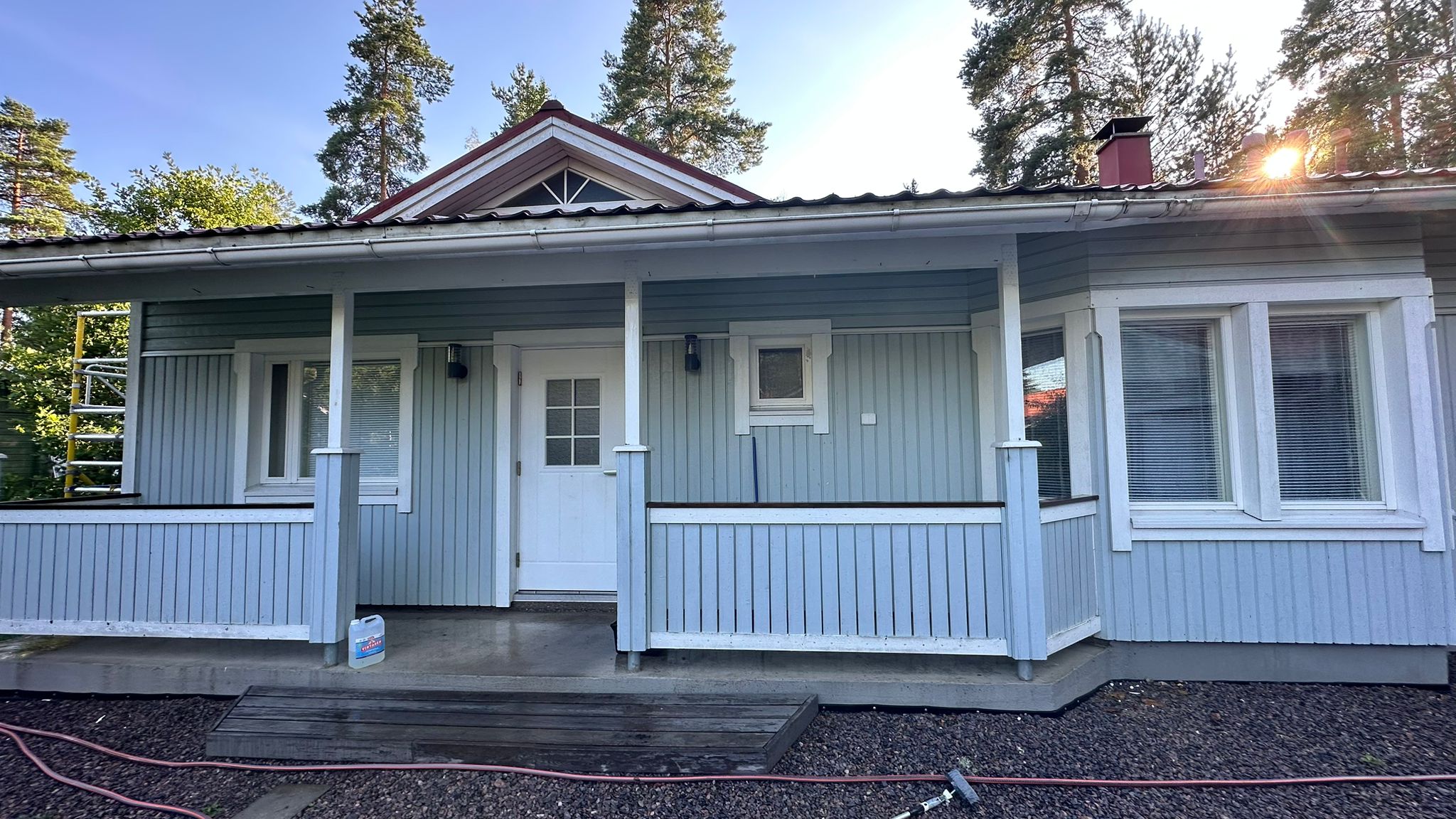 Etukuisti ennen maalausta